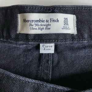 Abercrombie Curve Love black jeans, size 35 (20L)